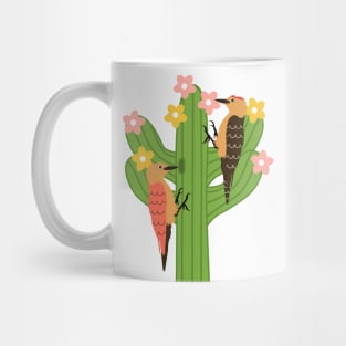 Saguaro Cactus and Gila woodpecker Mug